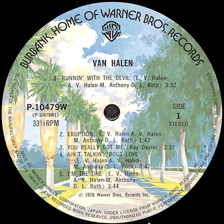 ヴァン・ヘイレン / 炎の導火線 [※国内盤,品番:P-10479W］ (LPレコード)