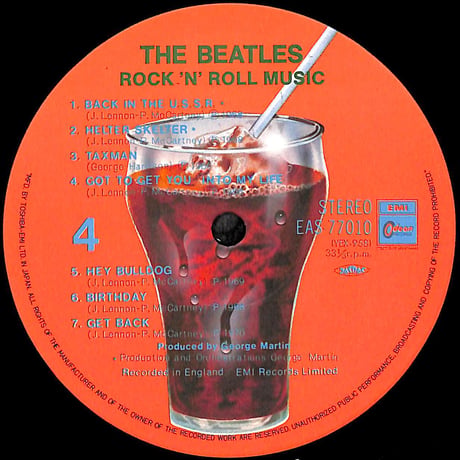 ザ・ビートルズ / ロックン・ロール・ミュージック [※国内盤,品番:EAS-77009・10,2枚組］[ポスター付き](LPレコード)