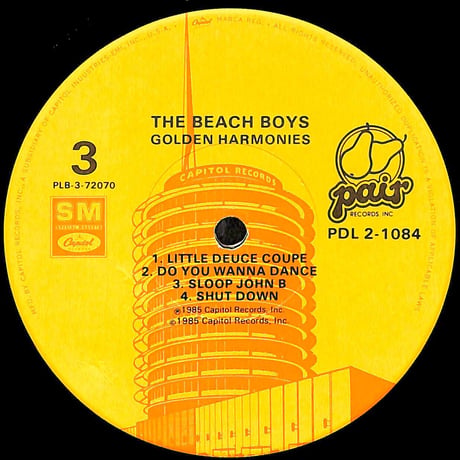 ザ・ビーチボーイズ / Golden Harmonies［※輸入盤,生産国:US,品番:PDL 2-1084,2枚組］(LPレコード)