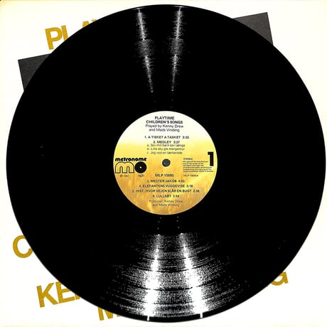 ケニー・ドリュー / Children's Songs（1982 SWEDEN ORI MLP15695）（LPレコード）