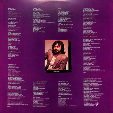 ELO,オリビア・ニュートン・ジョン / ザナドゥ [※国内盤,品番:25AP 1900］(LPレコード)