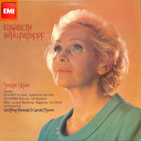 エリーザベト・シュヴァルツコップ / Songs I Love [※輸入盤,生産国:UK,品番:ASD 3124］(LPレコード)