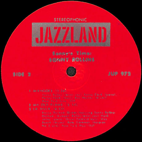 ソニー・ロリンズ / Sonny's Time [※輸入盤,生産国:US,品番:JUP 972］(LPレコード)