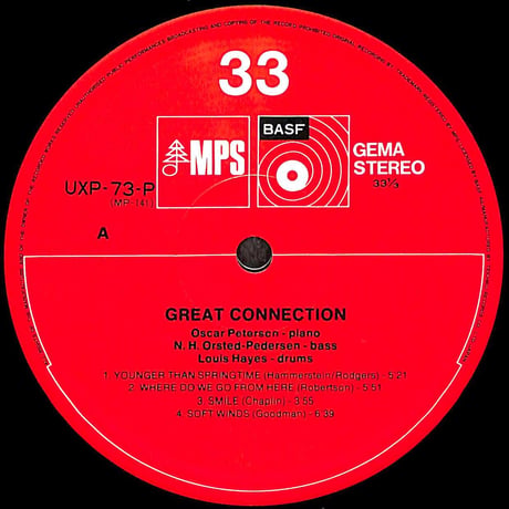 オスカー・ピーターソン / Great Connection [※国内盤,品番:UXP-73-P］(LPレコード)