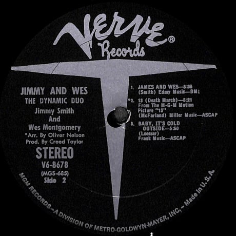 ジミー・スミス&ウェス・モンゴメリー / Jimmy & Wes The Dynamic Duo [※輸入盤,生産国:US,品番:V6-8678］(LPレコード)
