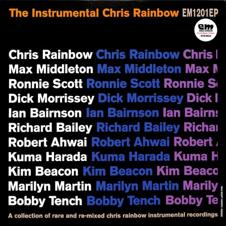 クリス・レインボウ / The Instrumental Chris Rainbow [※輸入盤,生産国:UK,品番:EM1201EP］(LPレコード)