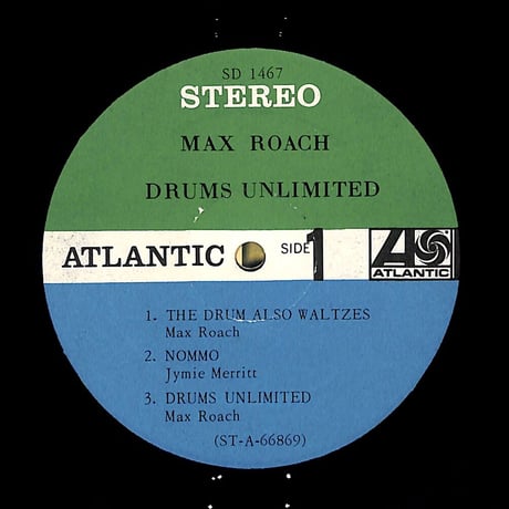 マックス・ローチ / Drums Unlimited (USオリジナル)（LPレコード）