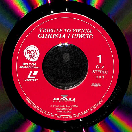 クリスタ・ルートヴィヒ / ウィーン･ラスト・ライヴ 1994[発売年:1995年][※品番:BVLC-34](Laser Disc)