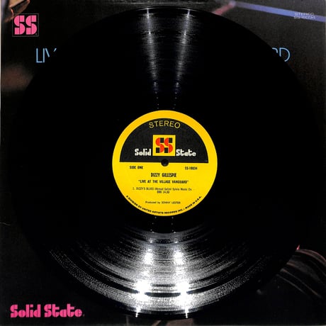 ディジーガレスピー / Live At The Village Vanguard (USオリジナル,BELLSOUND刻印)（LPレコード）
