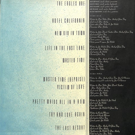 イーグルス / ホテル・カリフォルニア [※国内盤,品番:P-10221Y］ (LPレコード)
