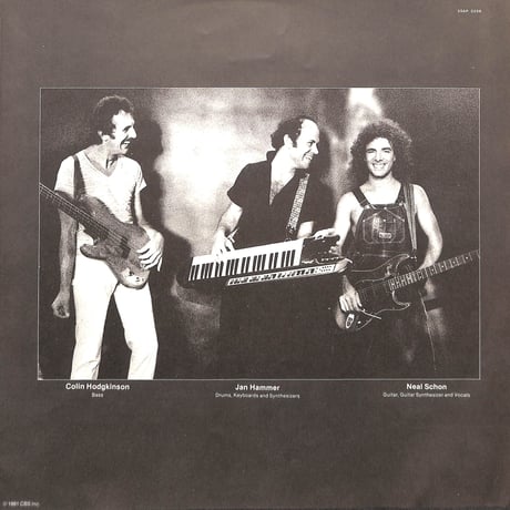 ニール・ショーン&ヤン・ハマー / 閃光 [※国内盤,品番:25AP 2228］(LPレコード)