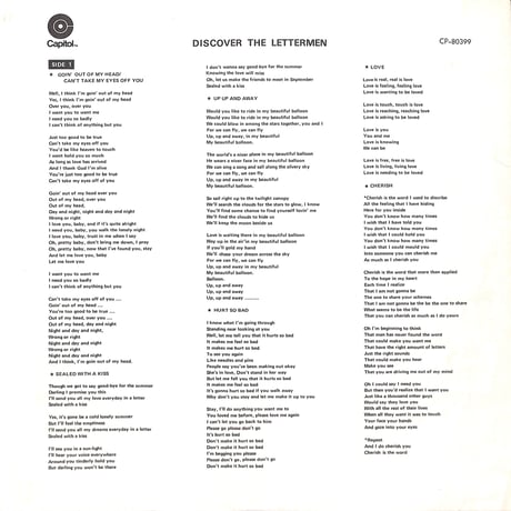 レターメン / ディスカバー・レターメン [※国内盤,品番:CP-80399］(LPレコード)