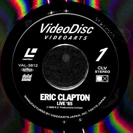 エリック・クラプトン / Eric Clapton Live'85 [発売年:1985年][※品番:VAL-3812](Laser Disc)