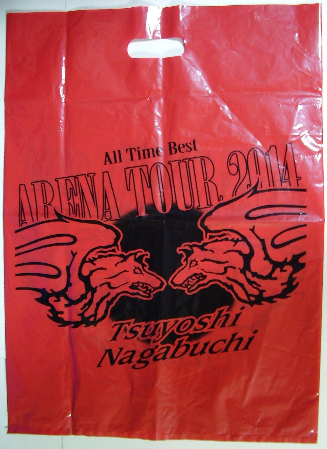 160 長渕剛 マフラータオル 白 ARENA TOUR 2014(コンサートグッズ) | B