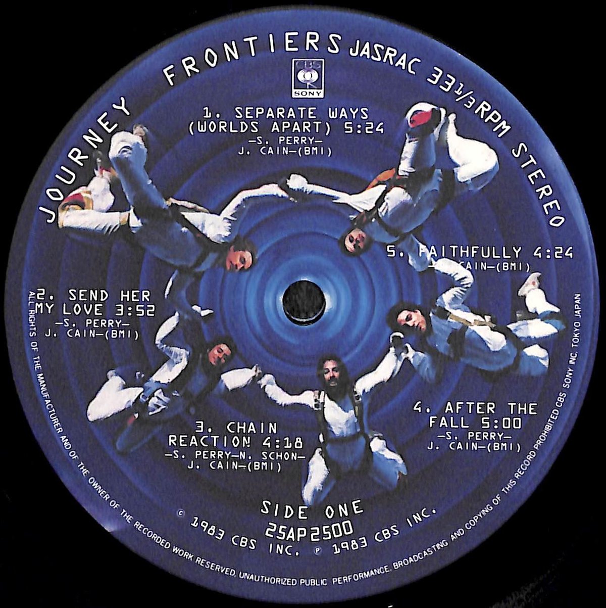 ジャーニー / フロンティアーズ [※国内盤,品番:25AP-2500］(LPレコード