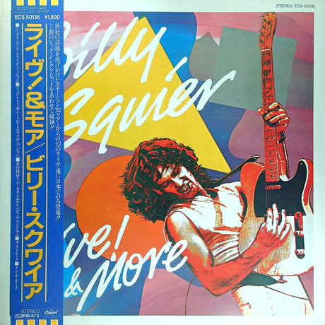 ビリー・スクワイア / ライヴ!&モア ［※国内盤,品番:ECS-50136］(LPレコード)
