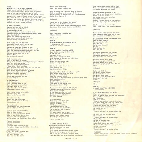 オールマン・ブラザーズ・バンド / Wipe The Windows, Check The Oil, Dollar Gas [※国内盤,品番:VIP-9501～2,2枚組］(LPレコード)