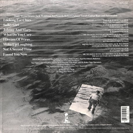 ロバート・パーマー / Clues［※輸入盤,生産国:US,品番:ILPS 9595］(LPレコード)