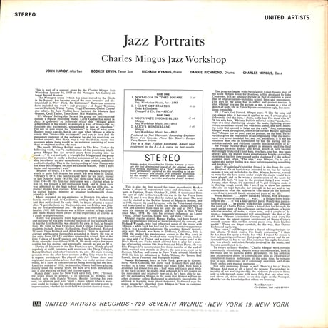 チャールズ・ミンガス / Jazz Portraits [※国内盤,品番:GXC 3142］(LPレコード)