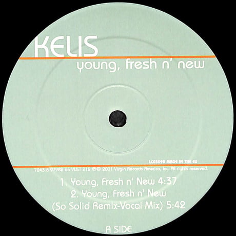ケリス / Young, Fresh N' New [※輸入盤,生産国:Europe,品番:VUST 212］(LPレコード)