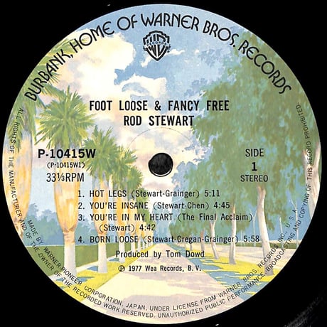 ロッド・スチュワート / 明日へのキック・オフ [※国内盤,品番:P-10415W］(LPレコード)