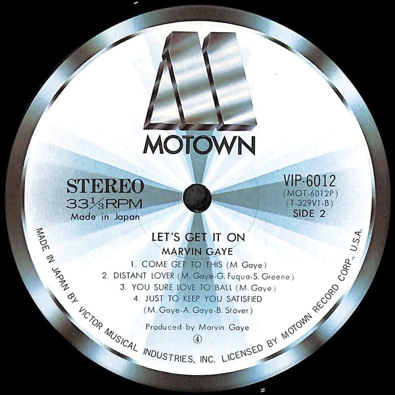 マービン・ゲイ / レッツ・ゲット・イット・オン [※国内盤,品番:VIP
