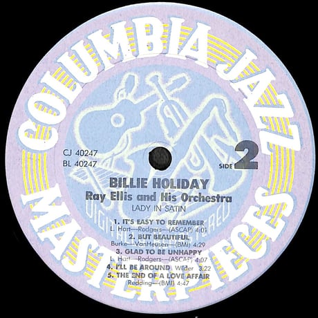 ビリー・ホリデイ / Lady In Satin [※輸入盤,生産国:US,品番:CJ 40247］(LPレコード)