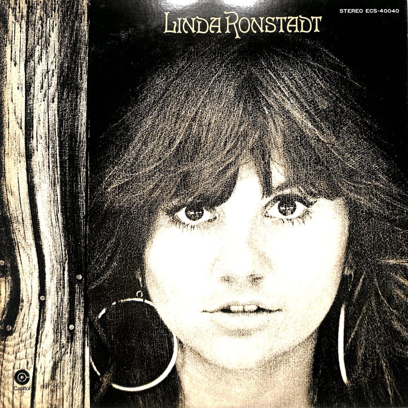 最初の リンダ・ロンシュタット Linda Ronstadt ポスター 美脚 黒