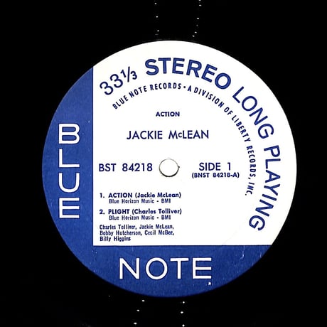 Jackie McLean / Action (US再発 , STEREO)（LPレコード）