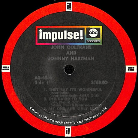 ジョン・コルトレーン・ジョニー・ハートマン / John Coltrane And Johnny Hartman［※輸入盤,生産国:US,品番:A-40］(LPレコード)