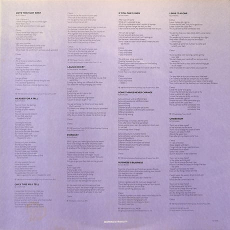 ファイアフォール / アンダートウ [※国内盤,品番:P-10745A］(LPレコード)