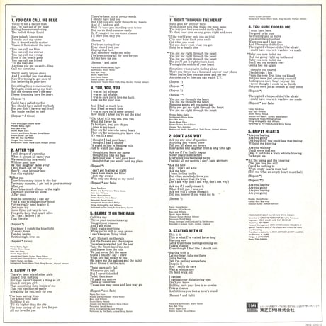 マイケル・ジョンソン / 哀しみのブルー [※国内盤,品番:EYS-81372］(LPレコード)