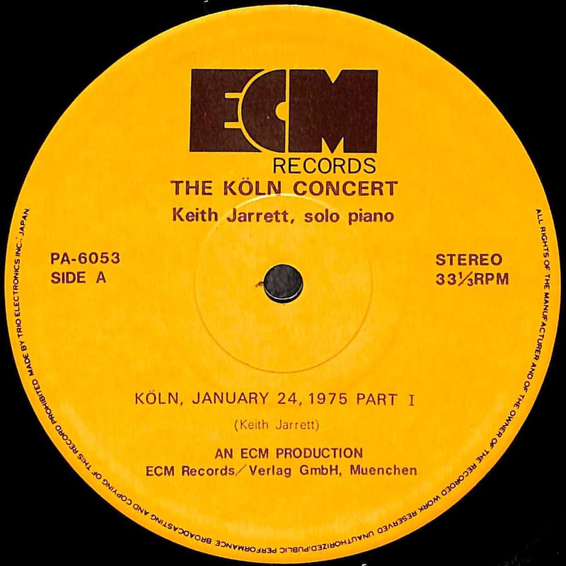 【ジャズ】Keith Jarrett/ The KLN Concert ★２枚組 Keith Jarrett - The Köln Concert