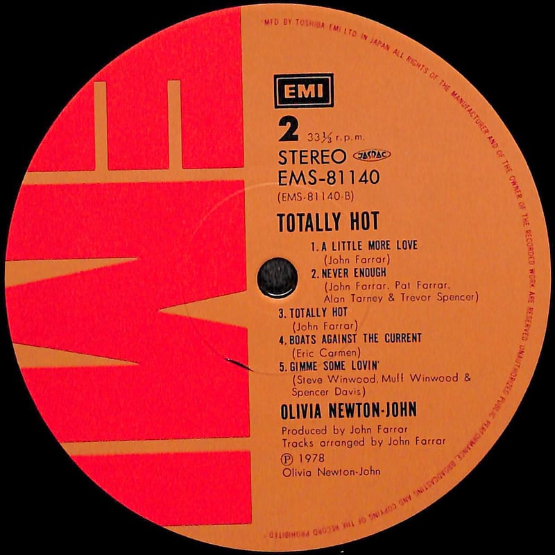 オリビア・ニュートン・ジョン / さよならは一度だけ [※国内盤,品番