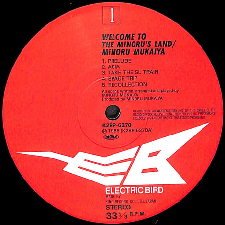向谷実 / ミノル・ランド [※国内盤,品番:K28P 6370］(LPレコード)