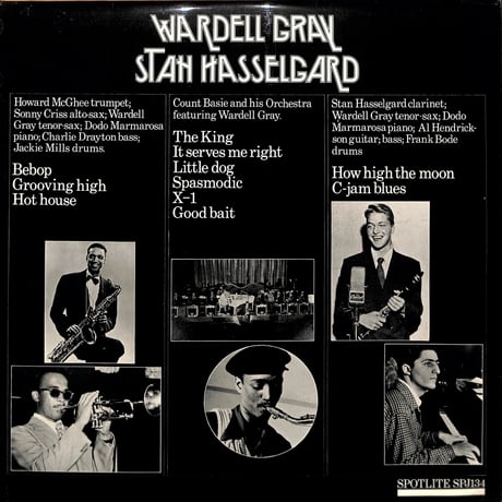 ワーデル・グレイ,スタン・ハッセルガード / Wardell Gray Stan Hasselgard [※輸入盤,生産国:UK,品番:SPJ134］(LPレコード)