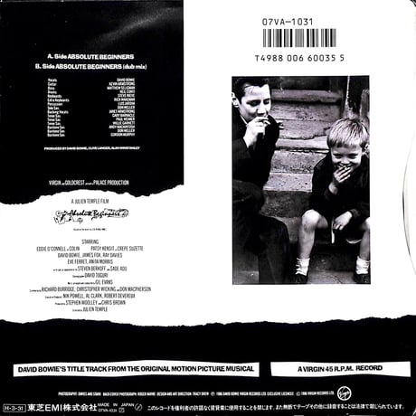 デビッド・ボウイ / ビギナーズ［※日本盤 品番:07VA-1031］(7inchシングル)