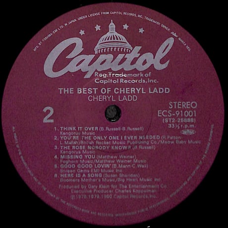 シェリル・ラッド / そよ風のエンジェル [※国内盤,品番:ECS-91001］(LPレコード)
