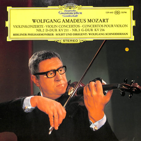 モーツァルト / Violinkonzerte Nr. 2 D-Dur KV 211/Nr. 3 G-Dur KV 216 [※輸入盤,生産国:Germany,品番:139 445］(LPレコード)