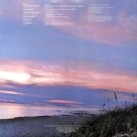 エマーソン・レイク・アンド・パーマー / Emerson, Lake & Palmer Love Beach［※輸入盤,生産国:US,品番:SD 19211］(LPレコード)