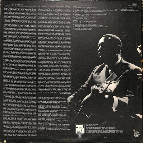 ウエス・モンゴメリー / Panorama（US RIVERSIDE STEREO,RS3046）（LPレコード）