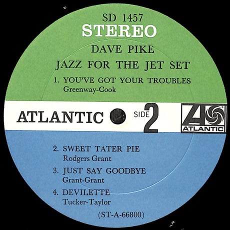 デイヴ・パイク / Jazz For The Jet Set［※輸入盤,生産国:US,品番:SD 1457］(LPレコード)