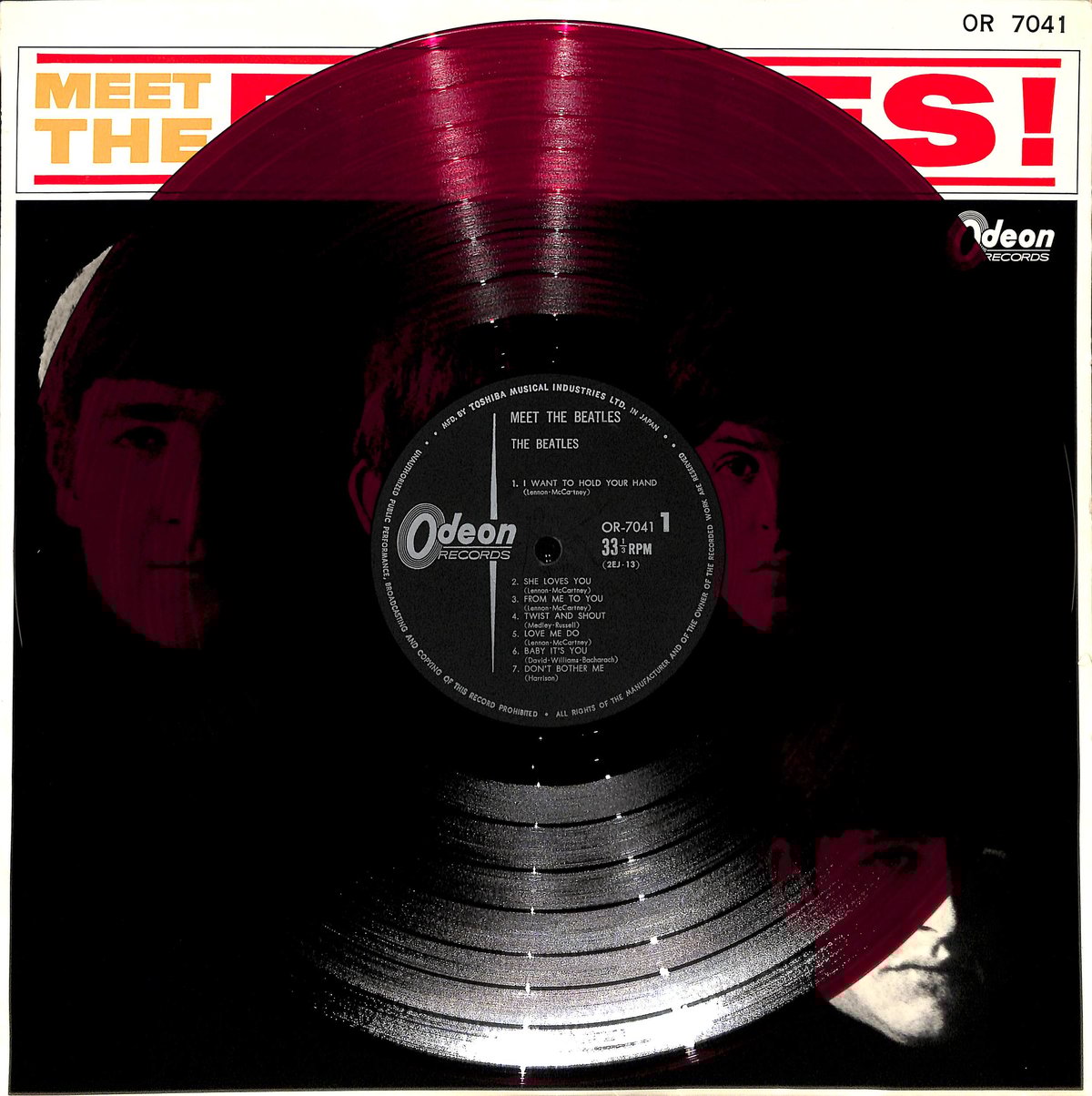 ビートルズ / MEET THE BEATLES! [※国内盤,品番:OR 7041,赤盤］