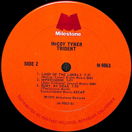 マッコイ・タイナー / Trident［※輸入盤,生産国:US,品番:M-9063］(LPレコード)