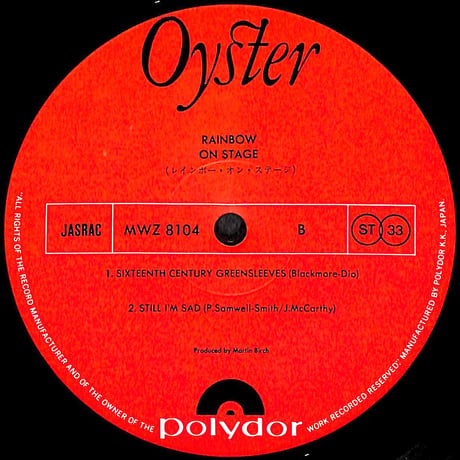 レインボー / レインボー・オン・ステージ［※国内盤,品番:MWZ 8103/4,2枚組］[8Pオール・カラー・写真集付き](LPレコード)