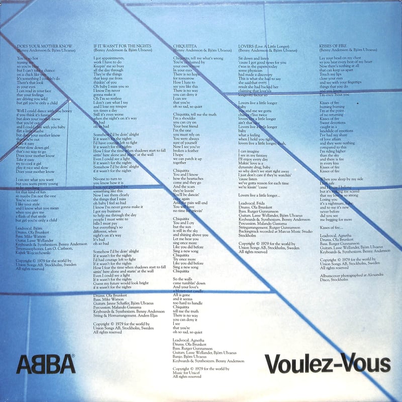 アバ / ヴーレ・ヴー [※国内盤,品番:DSP-5110］(LPレコード) | Books