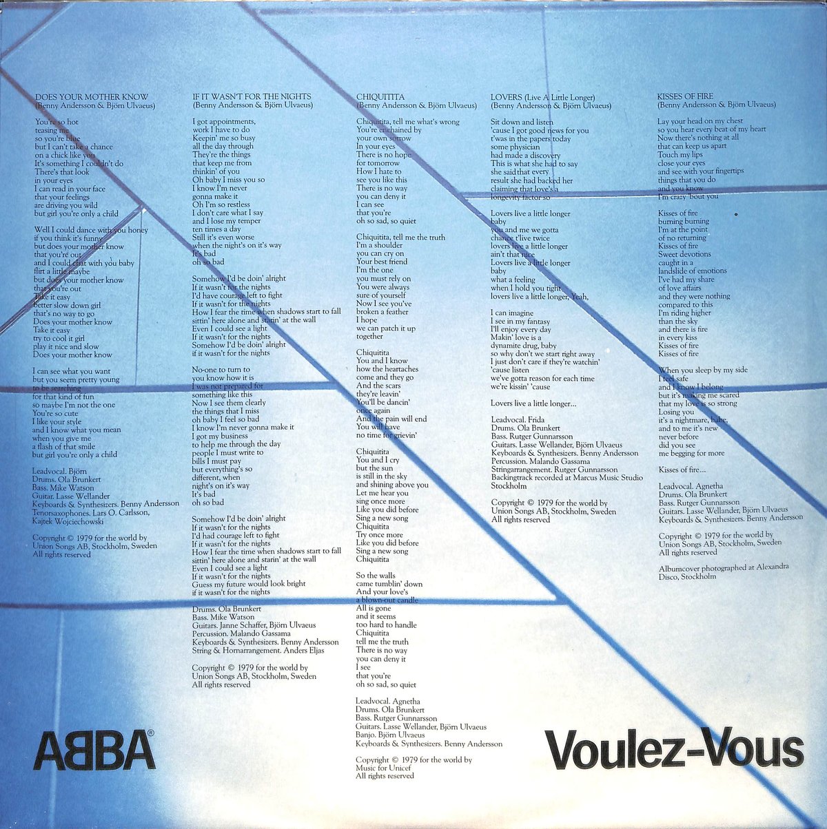 LP/アバ/ヴーレ・ヴー　 DSP-5110　帯付　h78w59 アバ / ヴーレ・ヴー [※国内盤,品番:DSP-5110］(LPレコード) | Books