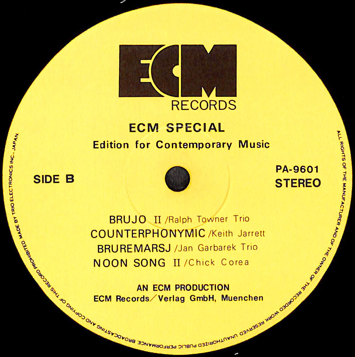 ECMスペシャル [※国内盤,品番:PA-9601］(LPレコード) | Books Chan