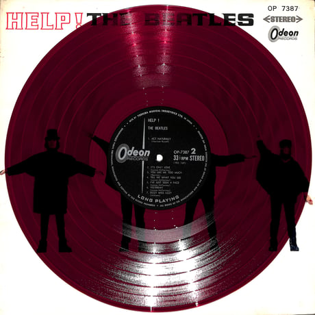 ビートルズ / 「4人はアイドル」サウンド・トラック盤 [※国内盤,品番:OP 7387,赤盤］ (LPレコード)