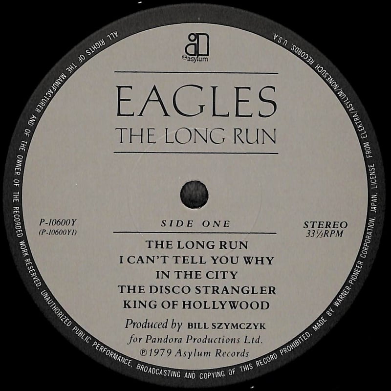 稀少UKオリジナルEaglesイーグルスレコード EAGLES / Eagles Live (LP) / Asylum | WAXPEND RECORDS